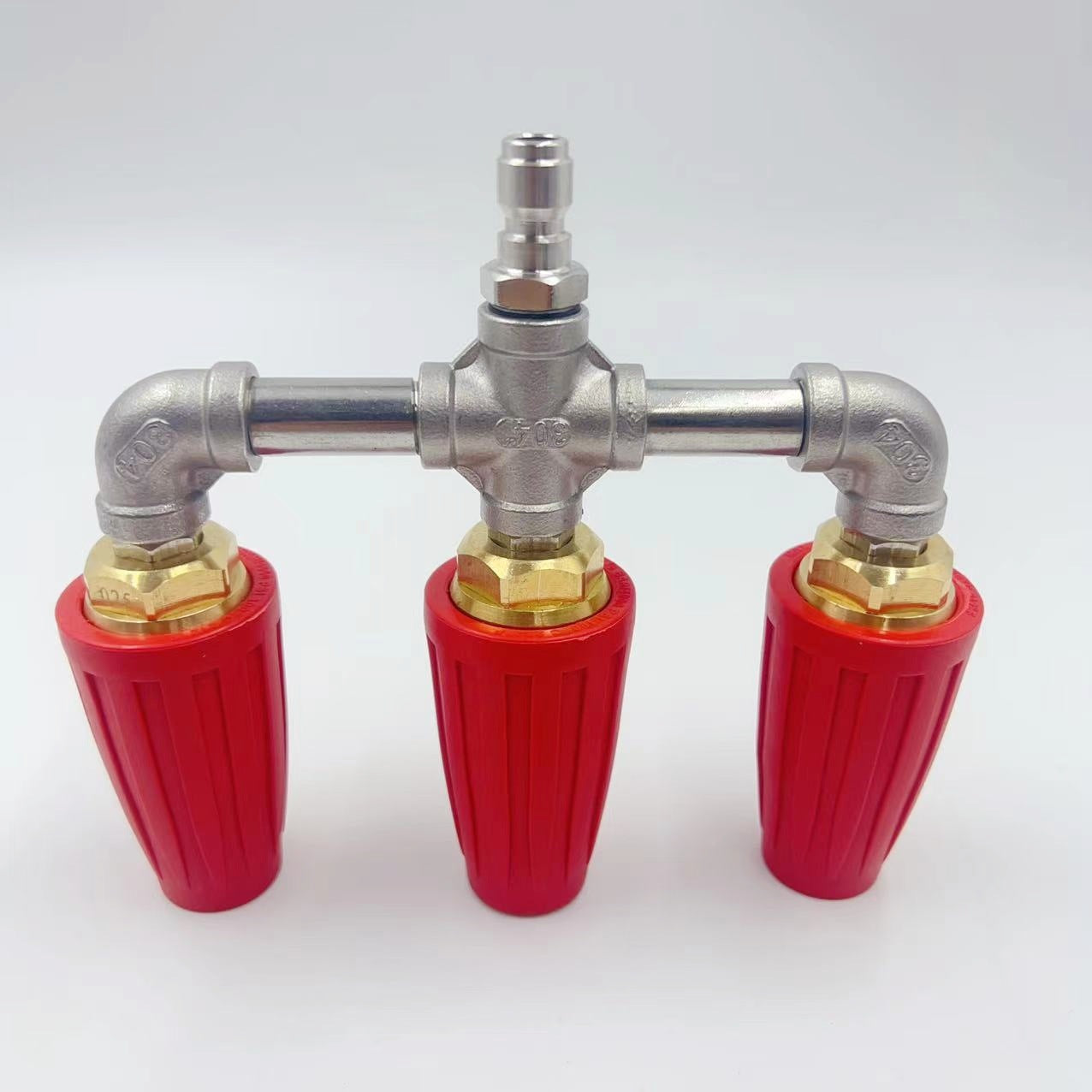 🚿 Stainless Steel Turbo Nozzle 🌟 – Perfect for terraces, cars, and facades