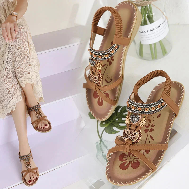 ๐50% OFF! ๐ Bohemian Orthopedic Sandals โ Arch Support, Non-Slip Sole & Barefoot Comfort for All-Day Wear ๐๐ฃ