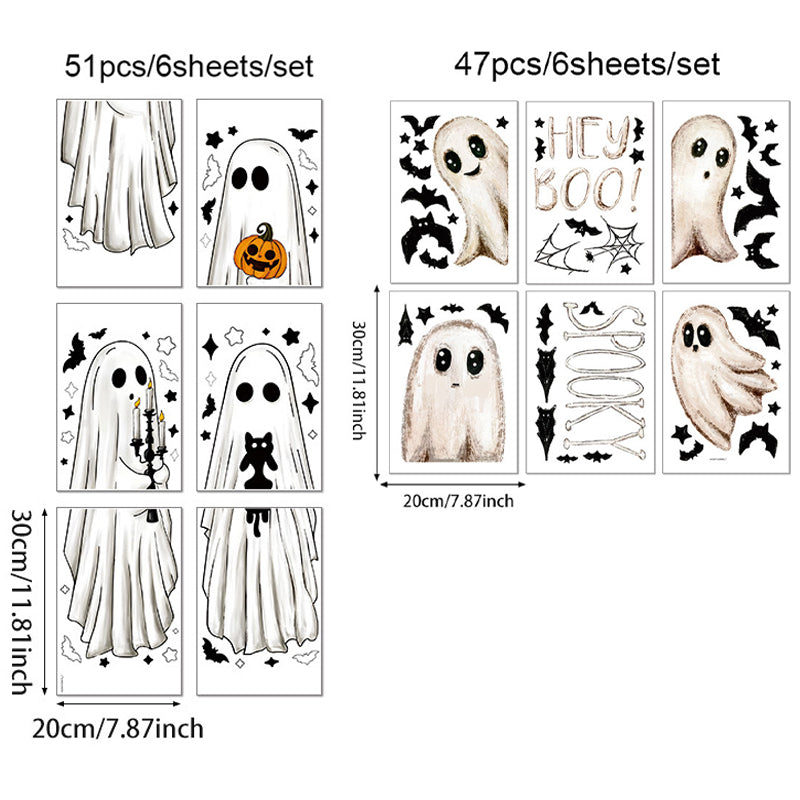 🔥 LAST DAY PROMOTION - 50%OFF 🔥 Cute & Fun Halloween Ghost Static Window Cling
