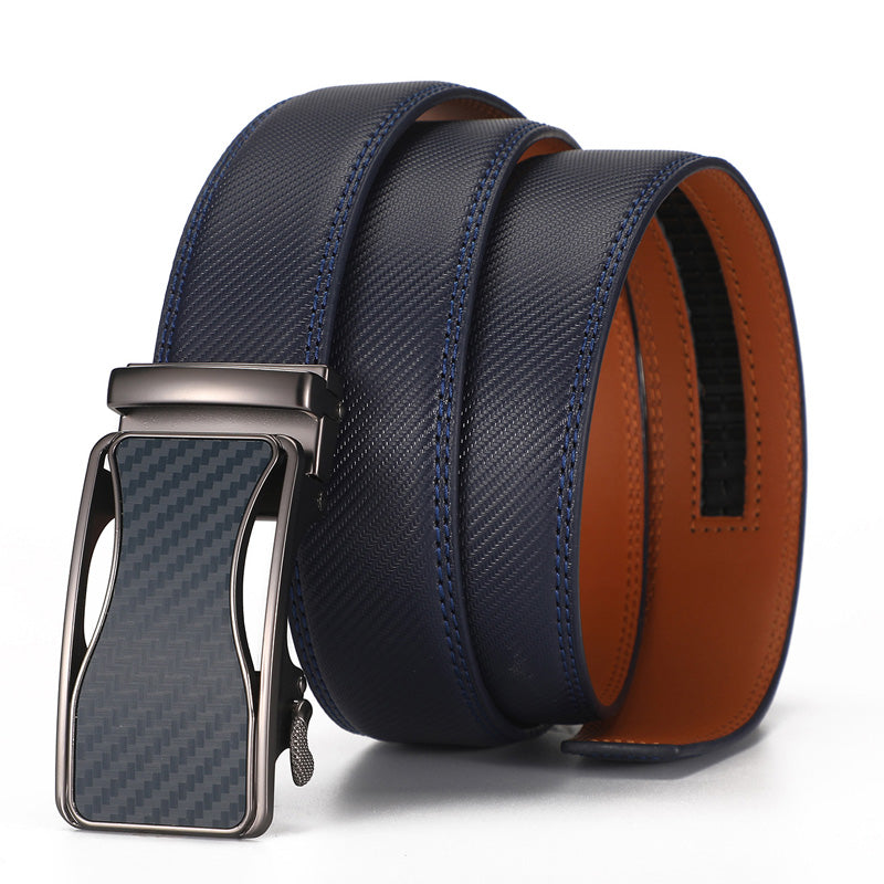 ๐ช LIMITED-TIME 50% OFF! ๐ Men's Classic PU Leather Belt โ Minimalist, Quick-Release Buckle, Cut-to-Fit ๐ฉ