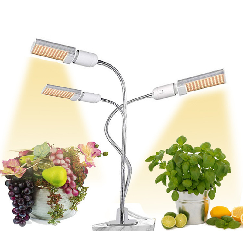 LED Plant Grow Light with Timer & Clamp