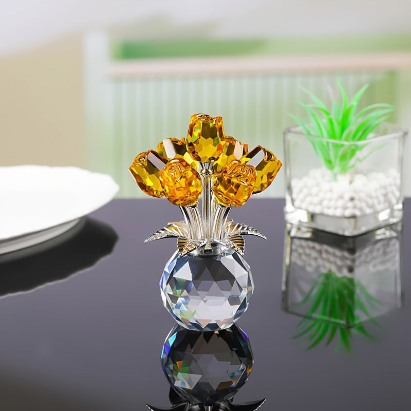 ๐ 60% OFF! ๐ Everlasting Crystal Rose in Vase โ Handcrafted Sparkling Keepsake, Fade-Resistant & Perfect Gift ๐นโจ