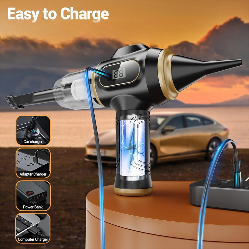 ⏳🔥LIMITED-TIME 50% OFF! ⏰🎉 2026 Sale — Over 25,000 Sold! 🚗 Cordless 4-in-1 Car Vacuum – 12000Pa Suction 💨