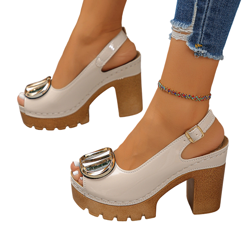 ๐ก 60% OFF NOW! ๐ฅ Elegant Peep-Toe Buckle Heeled Sandals โ Chic Design, Comfortable Heel & Perfect for Any Occasion โจ