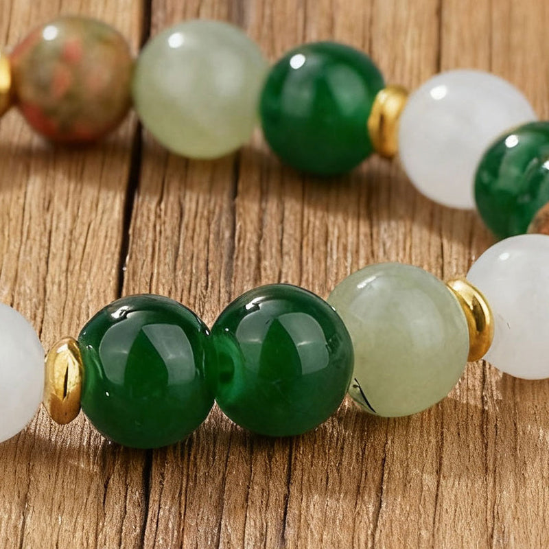 Women’s Delicate Natural Stone Bead Bracelet