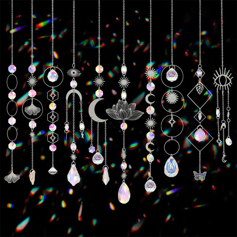 ๐ 50% OFF NOW! ๐ Decorative Suncatcher Hanging Set โ Shatterproof, colorful reflections & perfect for windows, gardens or patios โ easy to hang โจ