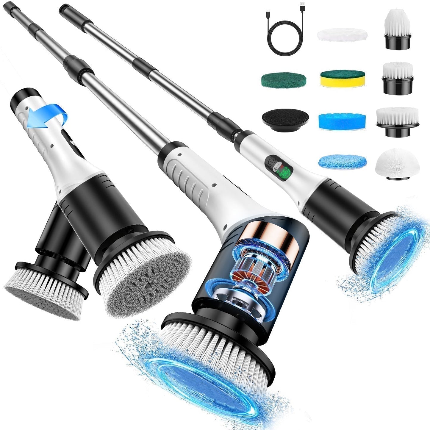 ✅ Limited Time 50% OFF – don't miss out! 🏃♀️💨Electric Spin Scrubber Cordless Power Scrubber