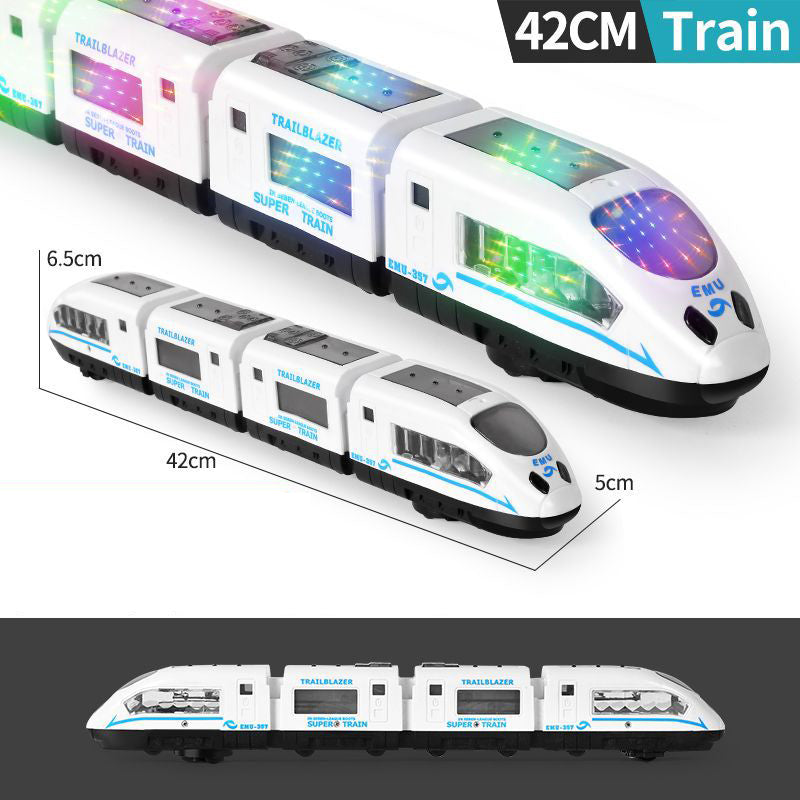 ๐ 50% OFF NOW! โจ Electric Bullet Train Toy โ Light-Up, Bump & Go, with Music โ Interactive design, perfect for toddlers โ develops motor skills and imagination ๐ถ