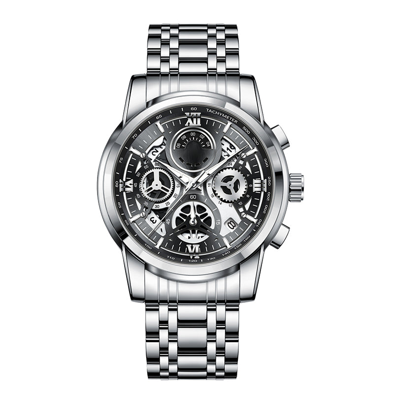 ⌚ Men's Classic Quartz Watch – Durable Band, Timeless Style 🖤