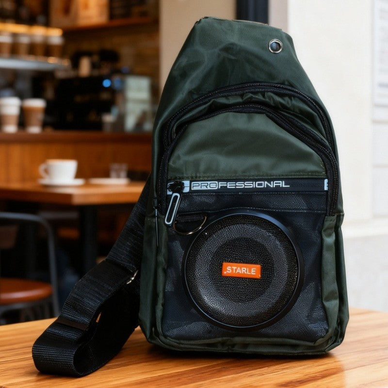 📢📢50% OFF !! ⏰Portable Bluetooth Speaker Bag with LED Lights