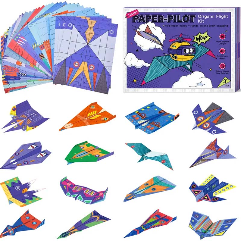 🎉 2026 Sale — Over 32 700 Sold!🔥 Creative DIY Paper Airplane Set For Kids