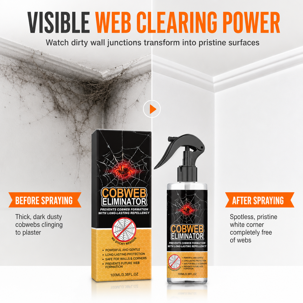 📢📢50% OFF !! ⏰100ml Cobweb Removal Spray and Wall Cleaner