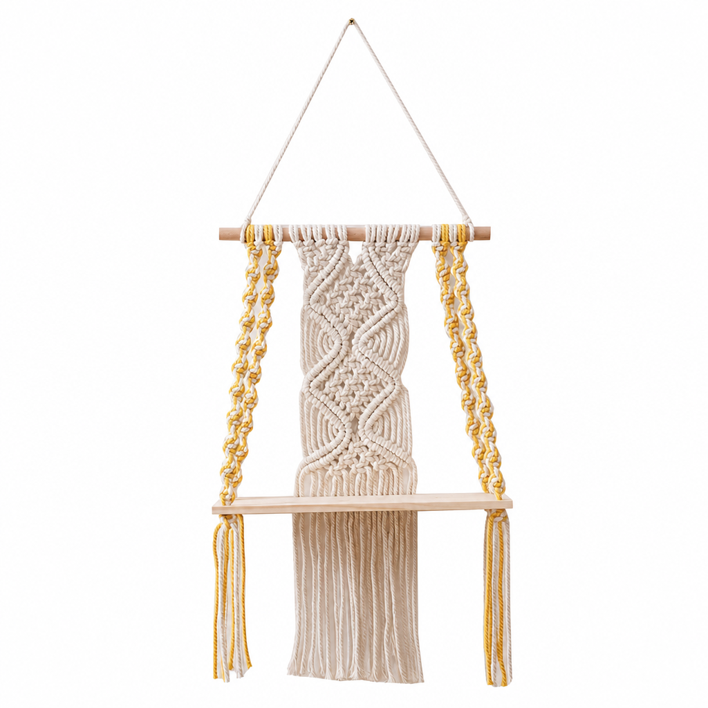 📢📢50% OFF !! ⏰Bohemian Handwoven Floating Shelf🌿