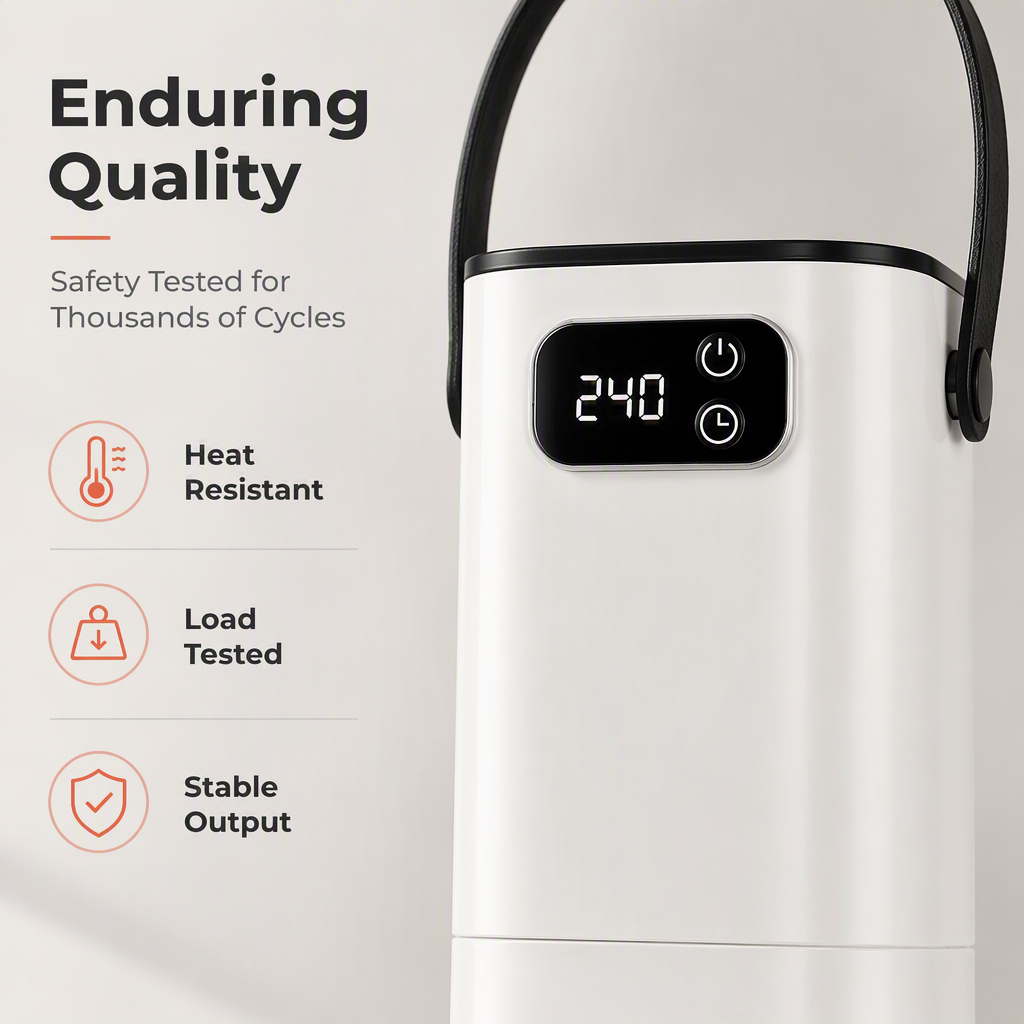 👕 Portable Clothes Dryer: Rapid Heat, Silent Night Drying, Foldable, Travel-Friendly, 4-Step Setup