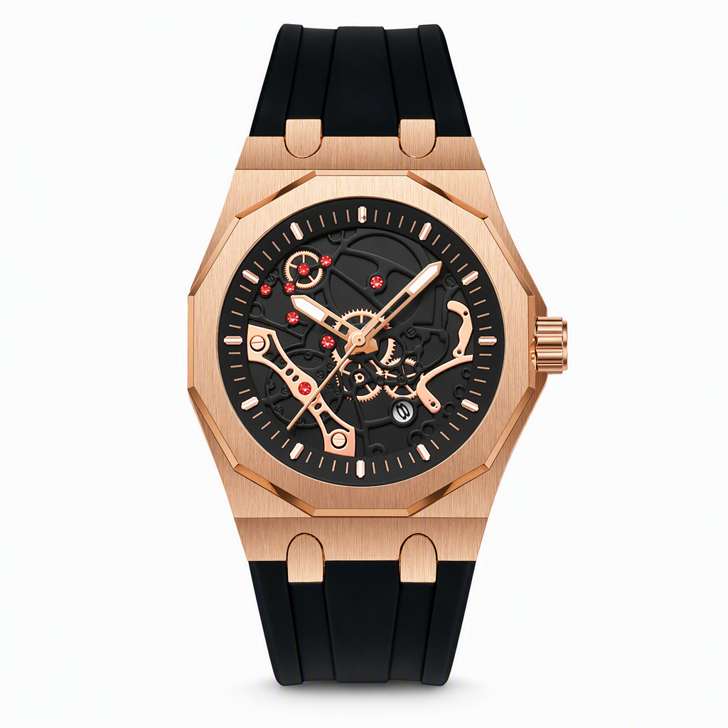 📢📢50% OFF !! ⏰Men's Sport Quartz Watch – Mechanical Style Luminous Hands, Date Calendar & Water Resistance ⌚