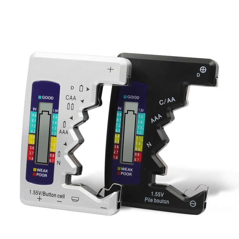 🔥50% OFF NOW🔋Portable Digital Battery Tester‑Universal Checker for All‑Size Household Batteries