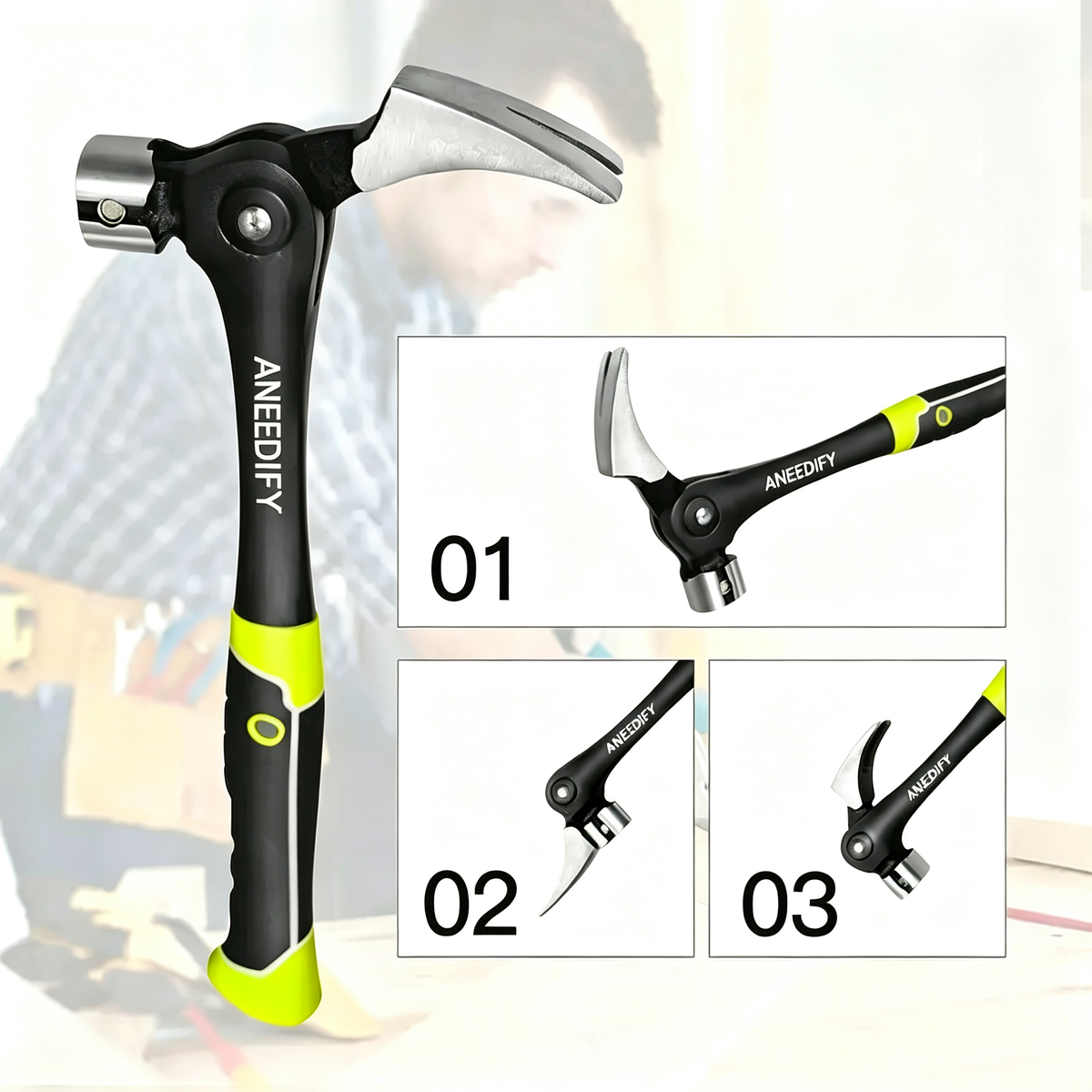 ⏰ Limited-Time Offer: 50% OFF – Heavy-Duty Forged Steel Claw Hammer 🔨