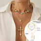 📢📢50% OFF !! ⏰Layered Gold Cross Necklaces for Women