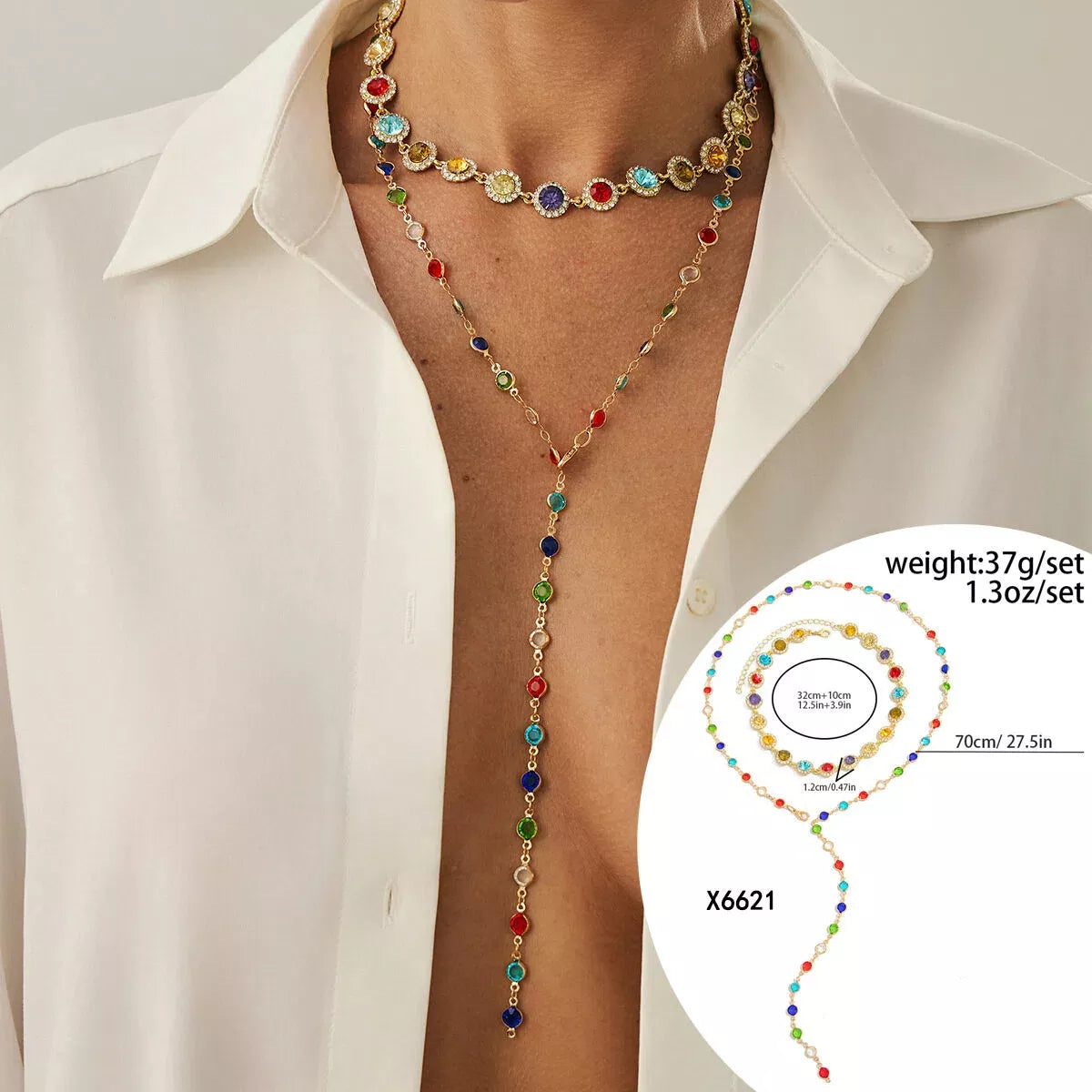📢📢50% OFF !! ⏰Layered Gold Cross Necklaces for Women