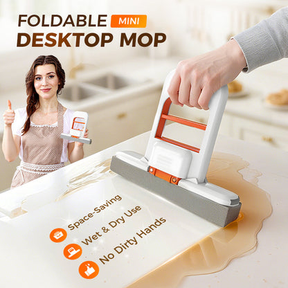 ⏳Time-Limited Special⏰Mini Portable Self-Squeezing Mop✨Hands-Free Compact Cleaning Mop