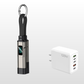🔥🔌 4-in-1 Charging Cable with Digital Display & Keychain – Fast-Charging, Kink-Resistant & Compact