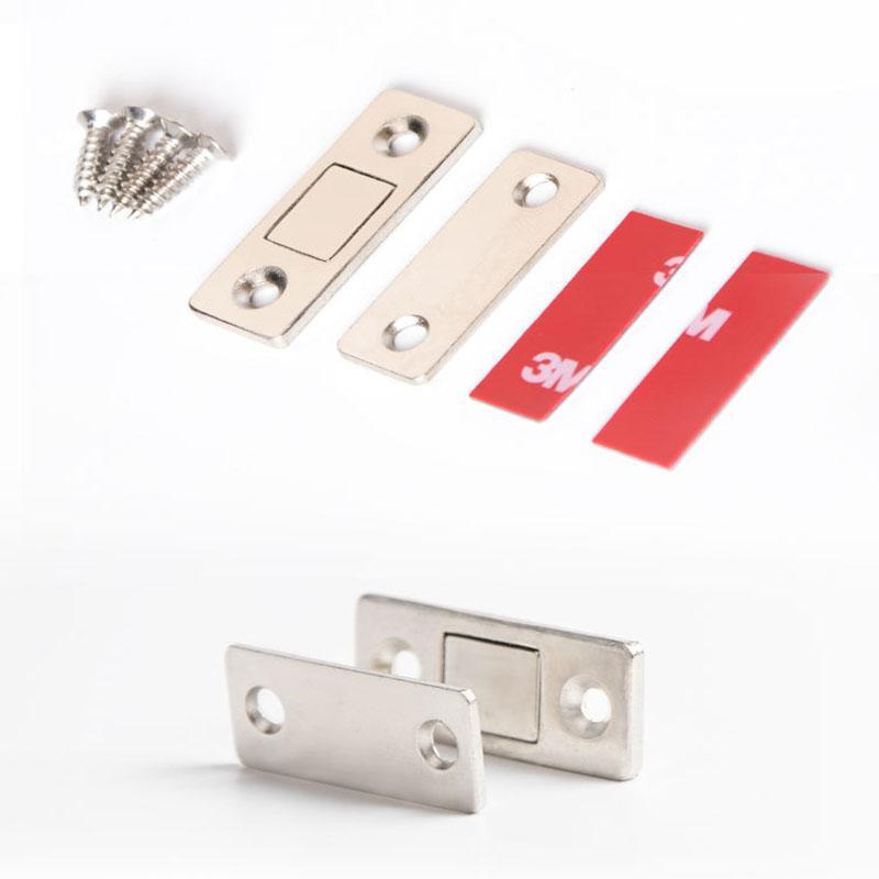 🚪 LIMITED-TIME 50% OFF🧲 6-Piece Ultra-Thin Magnetic Door Catch Set – No-Drill Installation, Strong Hold & Stainless Steel Design 🏠