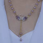 💐50% OFF ! Purple Double Swan Pendant Necklace – Fairy Elegance & Trendy 🦢💜【Limited Offer】