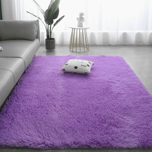 ⏳Time-Limited Special⏰Gradient Color Plush Floor Mat – Ultra-Soft, Non-Slip & Machine Washable for Bedroom, Nursery & Living Room! 🌈🛋️