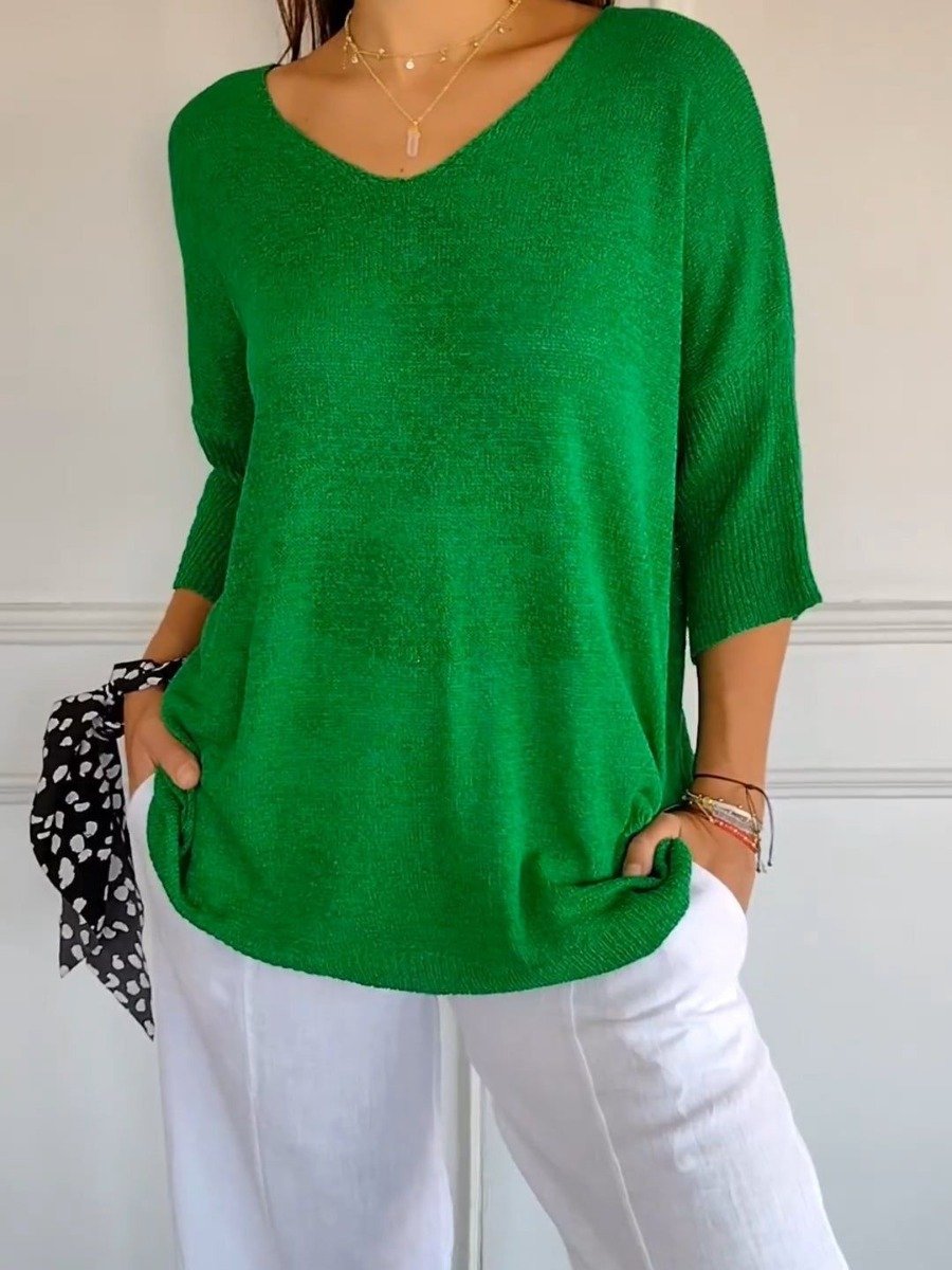 🔥 2026 Bestseller | Minimalist Knit Top | Effortless Everyday Style ☕【-60%】