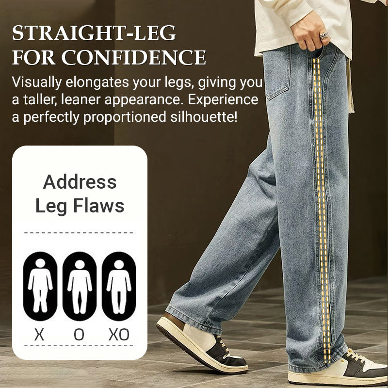 ⏰ Now only 50% off!📢📢50 % OFF !!🎅Men's Loose Straight Jeans👖💥