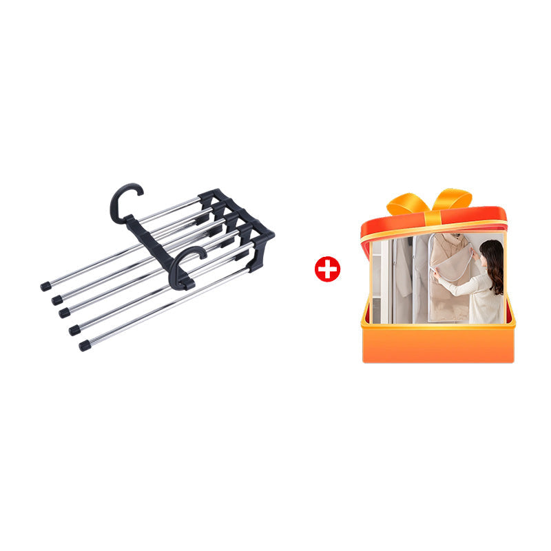 🔥 Hot Sale 50% OFF 💗Household Multifunctional Telescopic Folding Multi-layer Pants Storage Rack