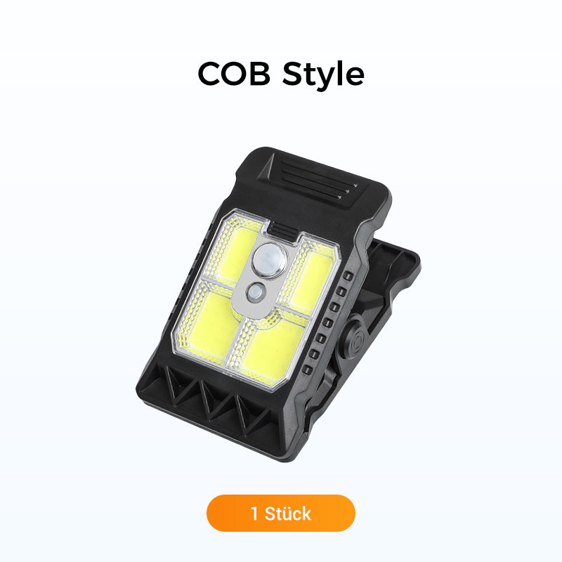 Solar Clip Light with Motion Sensor – No wiring, auto on at night. Perfect for dark steps & garden paths. 🚶‍♂️💡