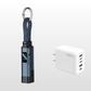 🔥🔌 4-in-1 Charging Cable with Digital Display & Keychain – Fast-Charging, Kink-Resistant & Compact