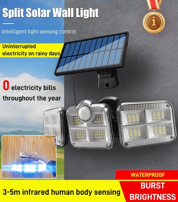 🥳2026 HOT SALE🥳💞50K+ SOLD! 🌟🏠 50% OFF! Solar Spotlight with 138 LEDs – long-lasting brightness that stays lit through the night. Warm or cool light to suit your mood. Create a magical garden retreat – no mains electricity needed! 🍷🌺