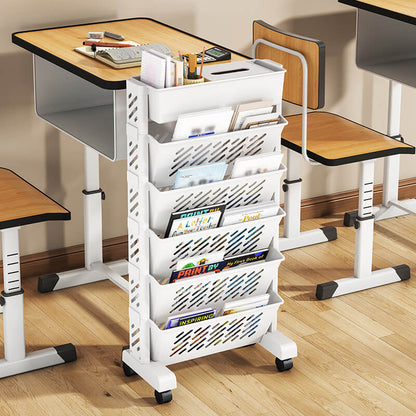 📚 Simple Movable Bookshelf on Wheels – Easy & Space-Saving Storage ✨
