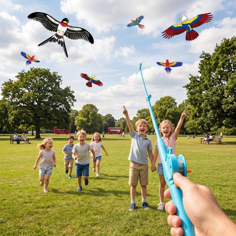 📢📢50% OFF !! ⏰Handheld Fishing Rod Kite Toy