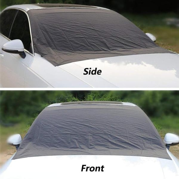❄️☀️ 50% OFF! Windshield Anti-Snow & Anti-Frost Cover with Mirror Protection – Ready-to-Drive in Any Weather!🔥