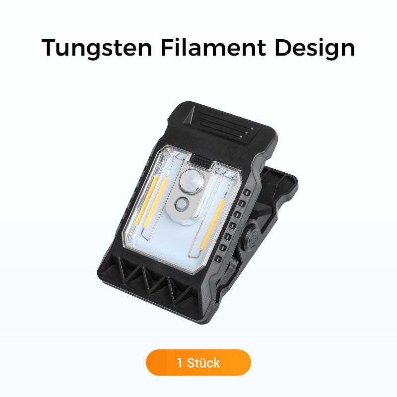 Solar Clip Light with Motion Sensor – No wiring, auto on at night. Perfect for dark steps & garden paths. 🚶‍♂️💡