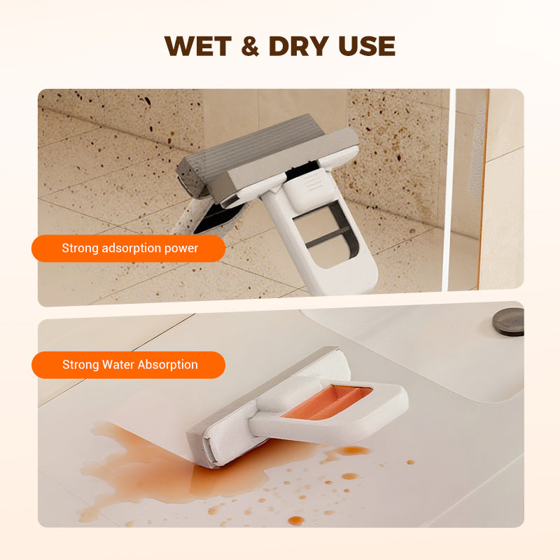 ⏳Time-Limited Special⏰Mini Portable Self-Squeezing Mop✨Hands-Free Compact Cleaning Mop
