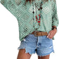 ⏰Last day sale 50% OFF🔥Womens Bohemian-Inspired Beige Crochet Top with V-Neck