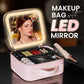 💄50% OFF!🎁Flawless Makeup Anywhere – Portable LED Mirror Makeup Bag!✨