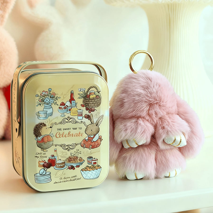 🏆LIMITED TIME SPECIAL SALE 50% OFF🐰 Handmade Soft Bunny PomPom Charms