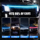 🔥【Dynamic Scan HoodBeam Kit】- 50% OFF! Light up your hood with hypnotic smooth scanning effects! ✨🚗