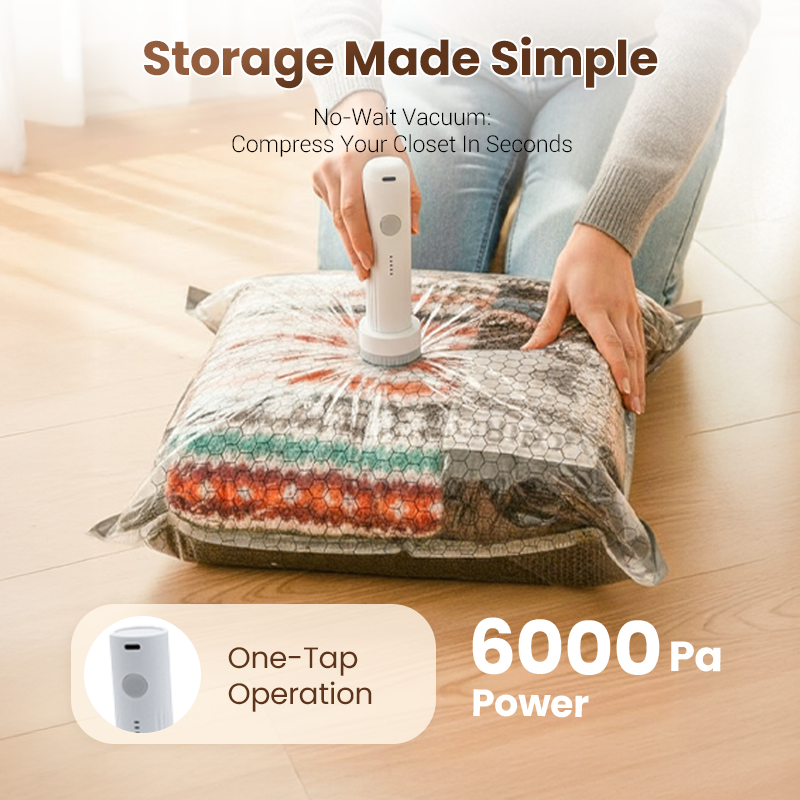 🎁2026 New Arrivals 50% OFF💥Travel Vacuum Storage Bags with Portable Electric Pump