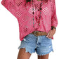 ⏰Last day sale 50% OFF🔥Womens Bohemian-Inspired Beige Crochet Top with V-Neck