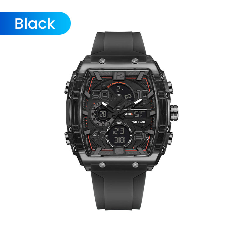 🔥LED Backlight+Stopwatch Technique🔥Multi-Function Sport & Casual Digital Watch