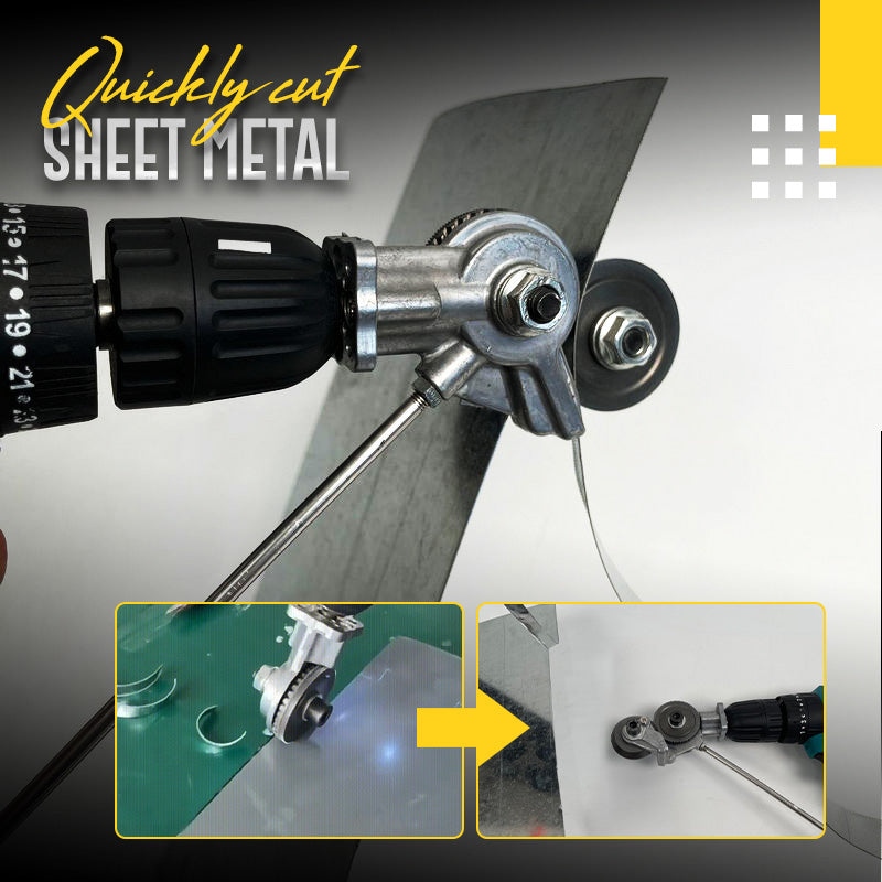 🔩 LIMITED-TIME 50% OFF! ✨ Electric Drill Plate Cutter – Metal Gear, Precise, Lightweight, Safe ⚙️