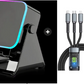 5-in-1 wireless Bluetooth speaker with induction function and adjustable cell phone holder