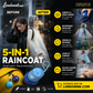🥳 BUY 1 GET 1 FREE! ☔Mini Ball Shape Disposable Raincoat – Ultra‑compact ball packaging fits in any bag, purse or glove box. Waterproof & easy to use – always ready for sudden showers! 🌧️✨