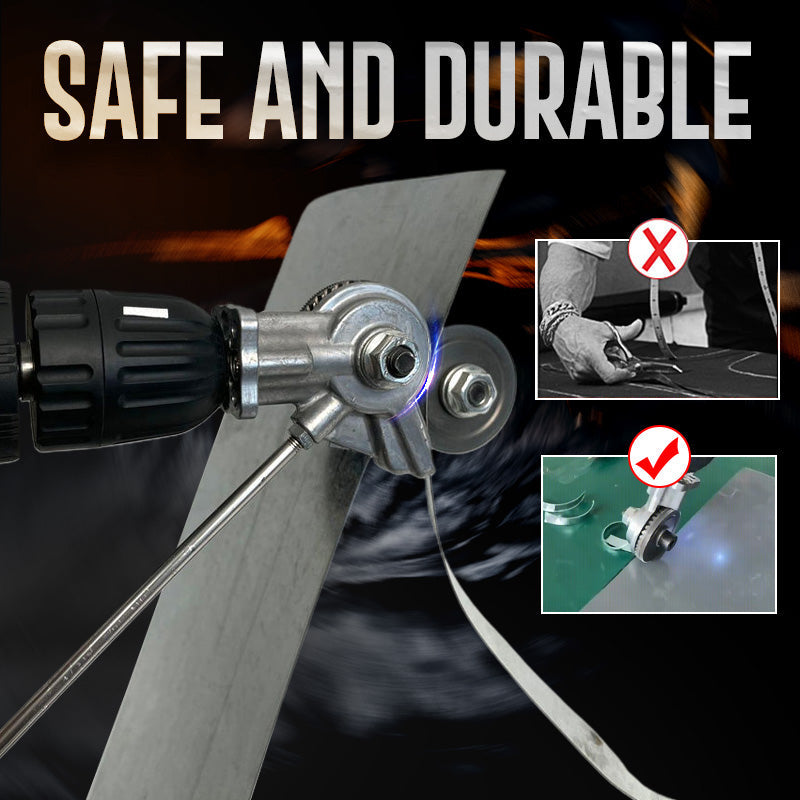 🔩 LIMITED-TIME 50% OFF! ✨ Electric Drill Plate Cutter – Metal Gear, Precise, Lightweight, Safe ⚙️